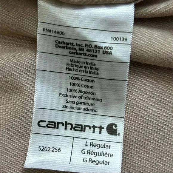 Carhartt Relaxed Fit Long Sleeve Button Down Shirt - Picture 6 of 9